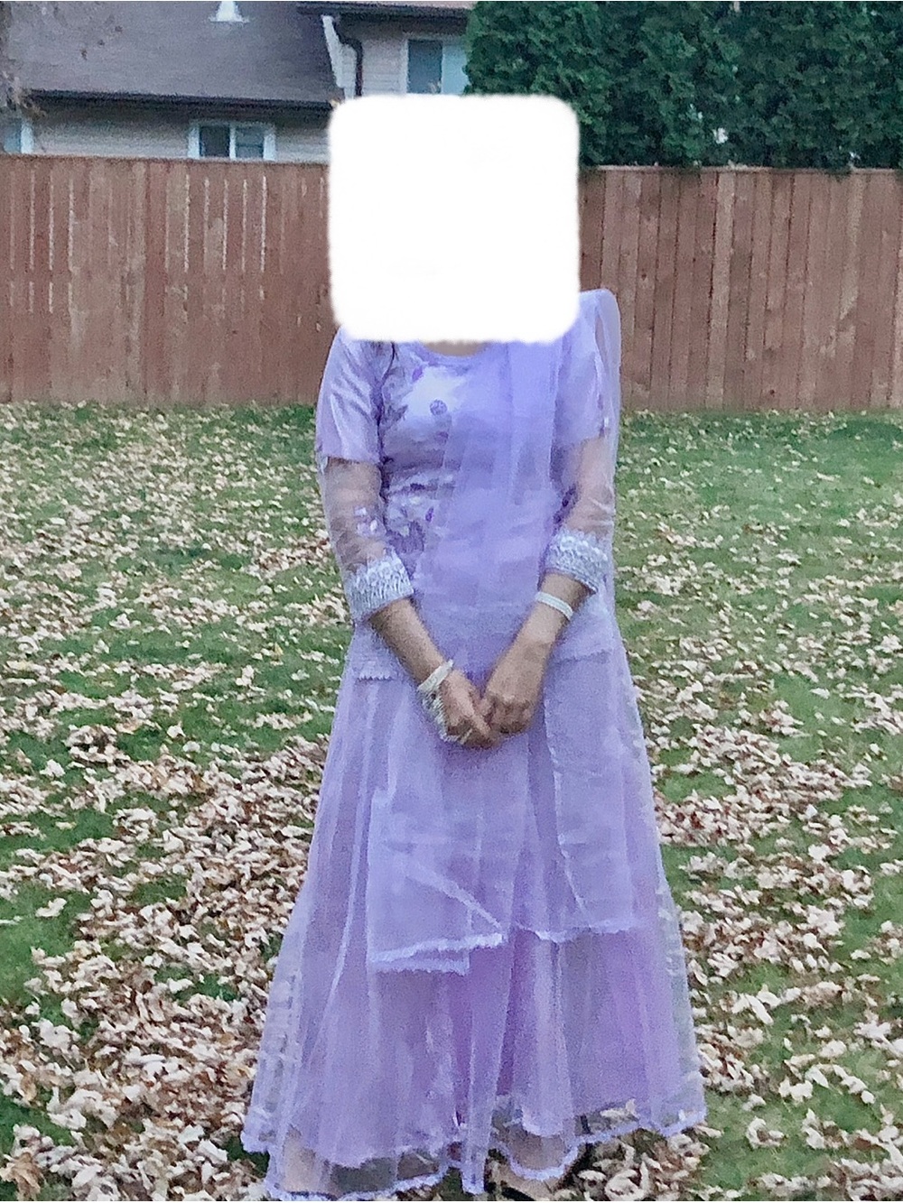 Pakistani/Indian 3pc Elegant Lavender Women's Lehnga